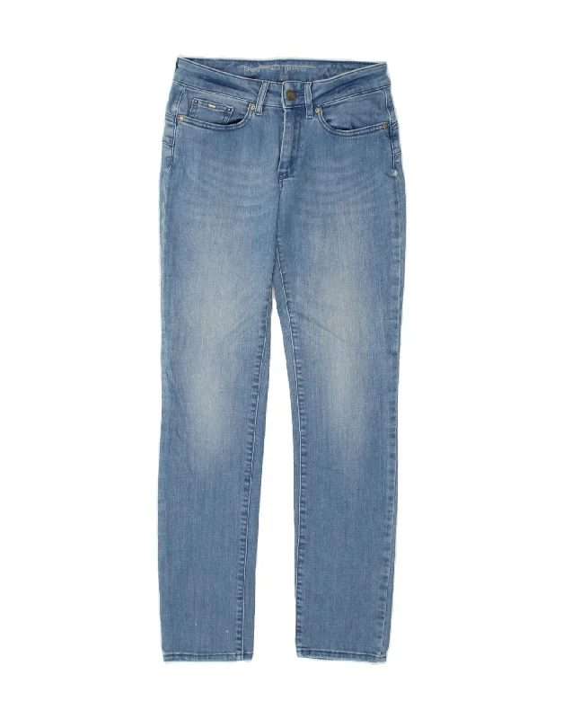 GAS Womens Slim Jeans W26 L30 Blue Cotton
