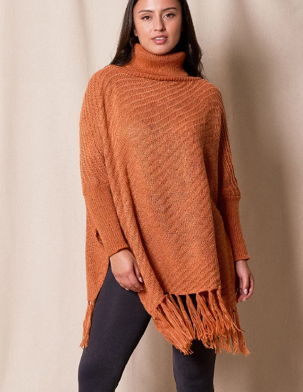 Nina Roll Neck Sweater - Spice Cheap sweaters