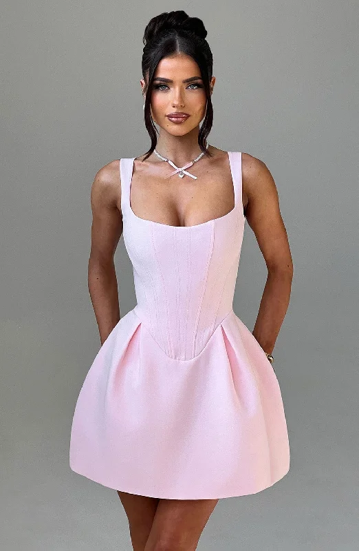 Janiyah Mini Dress - Blush Sexy little black mini dresses