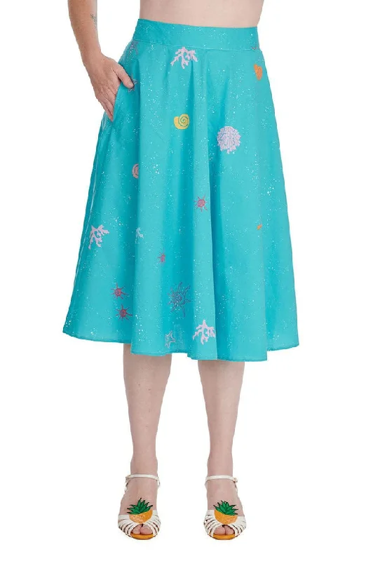 Coral Queen Skirt Embroidered unclassified skirts