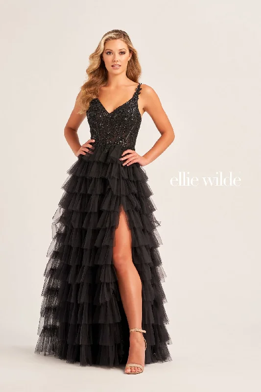 Ellie Wilde EW35059 Prom Long Beaded Ball Gown