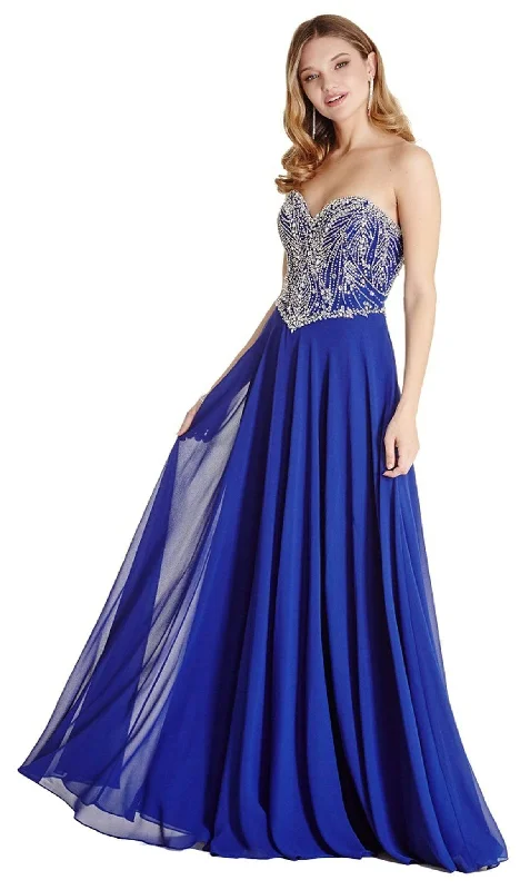 Aspeed Design - Bedazzled Sweetheart Prom Dress Beaded unclassified dresses