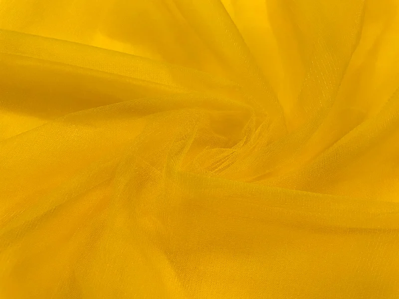 Orange Yellow Plain Soft Net Fabric Corset unclassified dresses