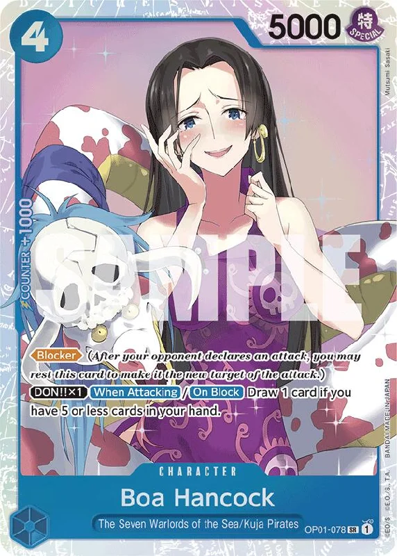 Boa Hancock (OP01-078) (Reprint) [Premium Booster -The Best-] Cocktail floral dresses