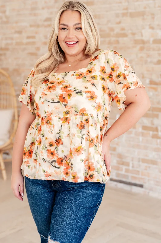 Fields Of Gold Square Neck Floral Blouse Fashion Nova floral dresses