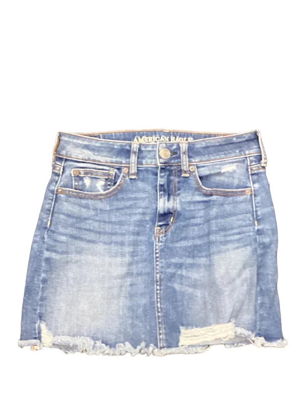 Skirt Midi By American Angel In Blue, Size: 2 Fitted Midi Skirt