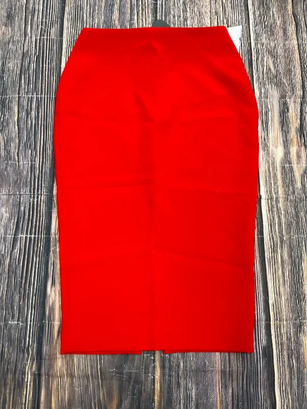 Skirt Midi By Cma In Red, Size: Xs Sexy Midi Skirt