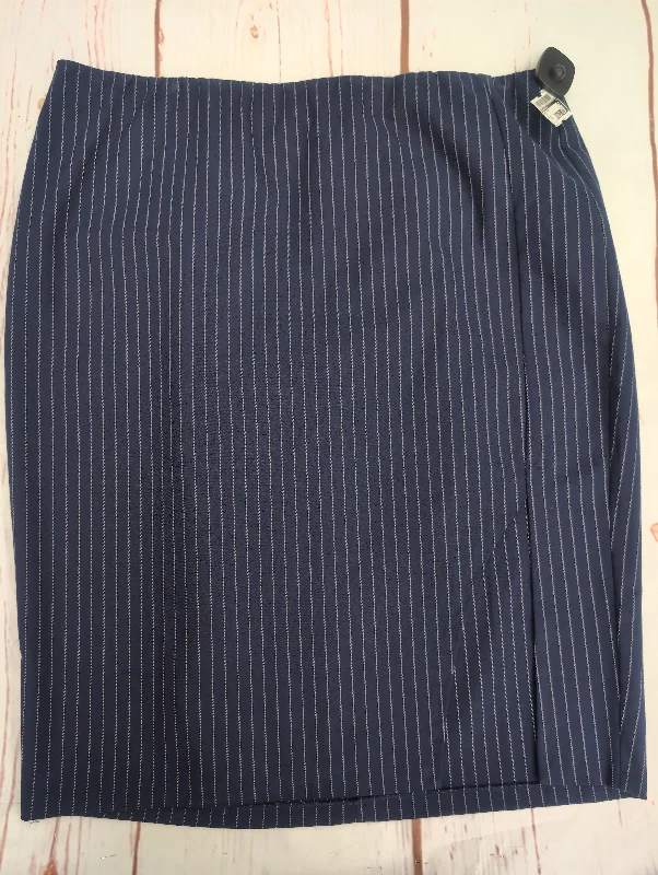Skirt Midi By Lane Bryant In Blue, Size: 20 Midi Skirt Party
